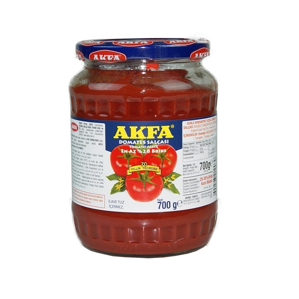 Akfa Cam Domates Salça 700 Gr