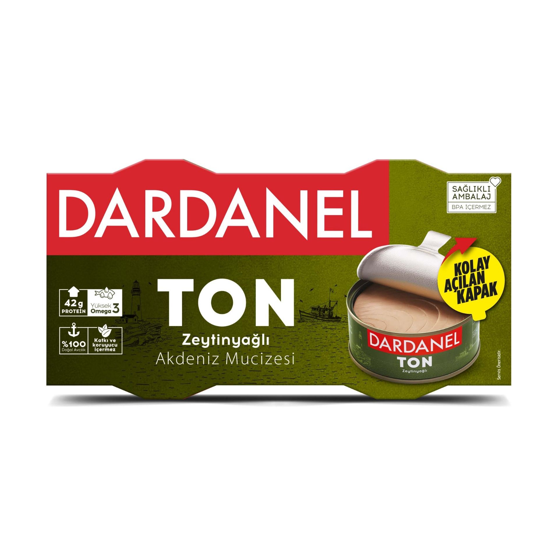 Dardanel Zeytinyağlı Ton Balığı 2x140 Gr