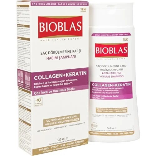 Bioblas Collagen+Keratin 360 Ml