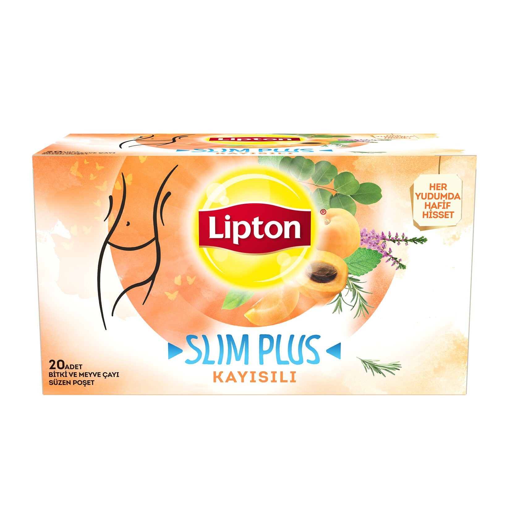 Lipton Slim Plus Kayısılı 36 Gr