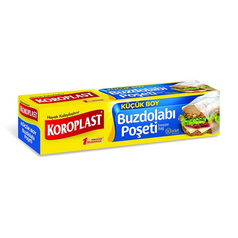 Koroplast Buzdolabı Poşeti Küçük Boy 20 x 30 Cm 40 Adet