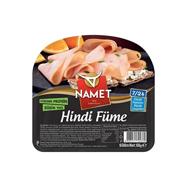 Namet 7/24 Hindi Füme 60 Gr