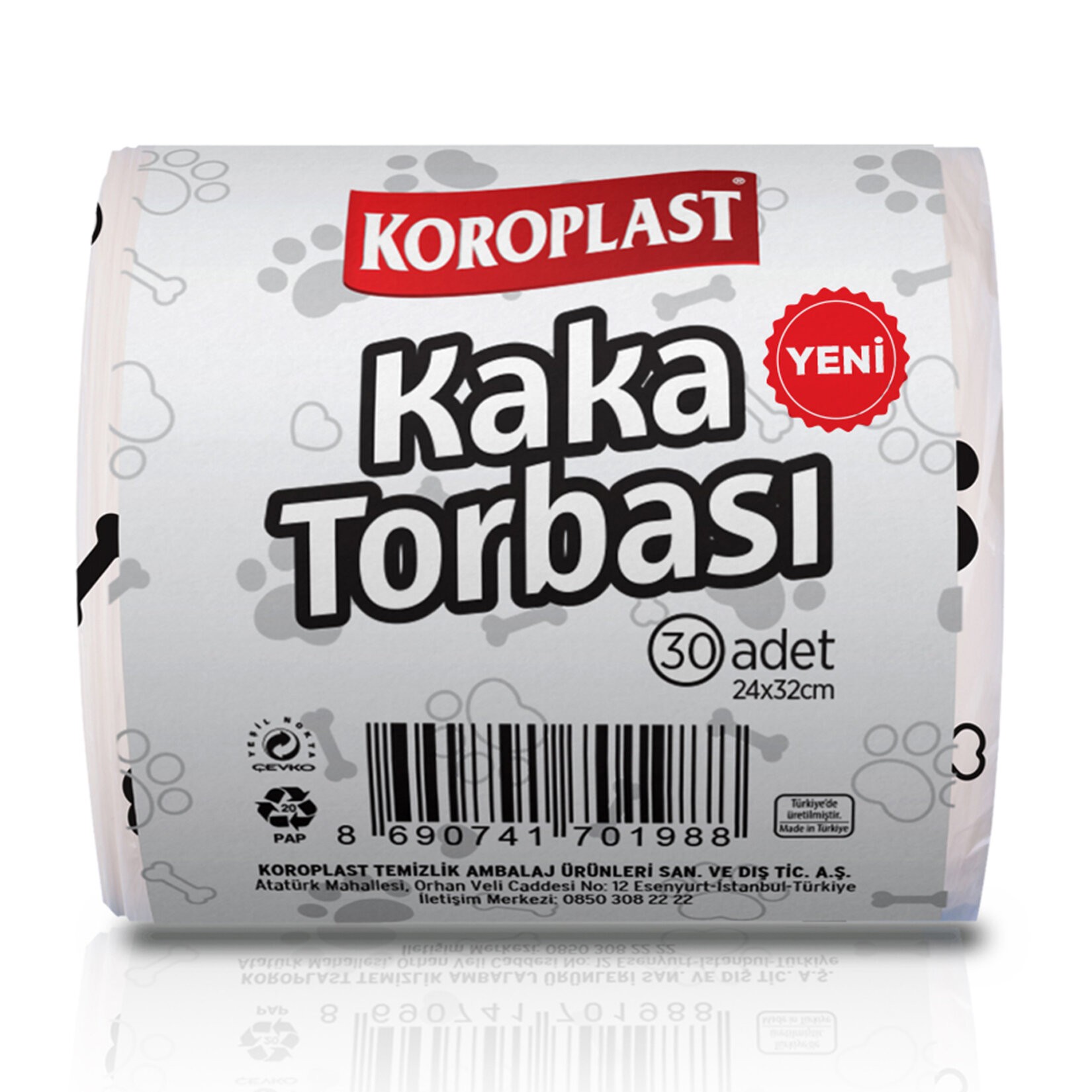 Koroplast Kaka Torbası 24x32 30 Adet