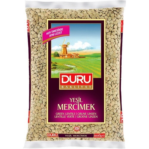 Duru Yeşil Mercimek 1 Kg