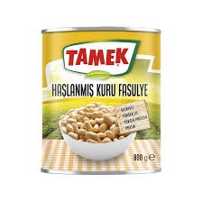 Tamek Haşlanmış Fasülye 800 Gr