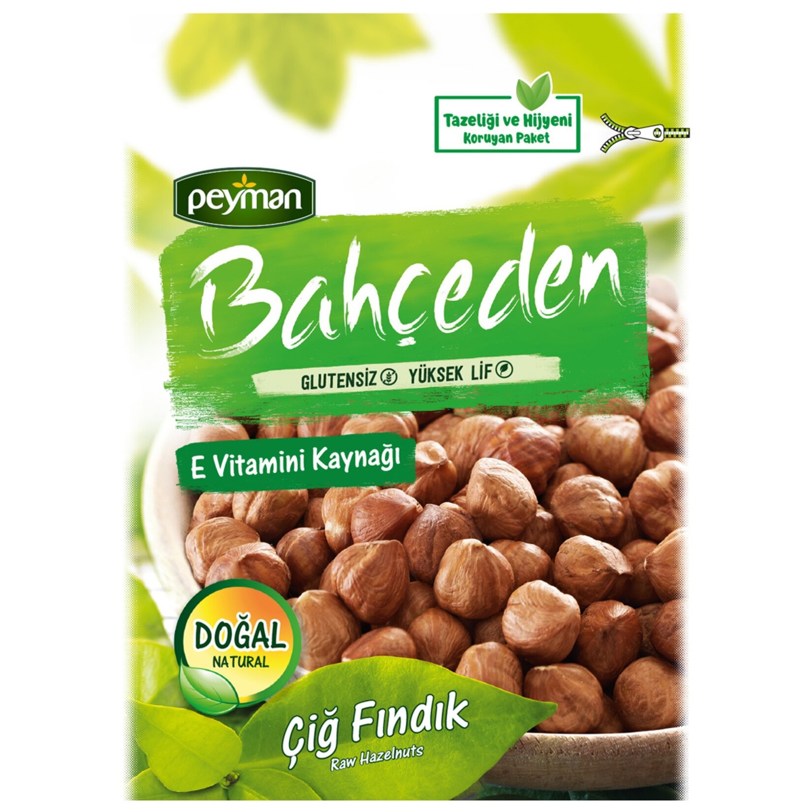 Peyman Bahçeden Çiğ Fındık 140 Gr