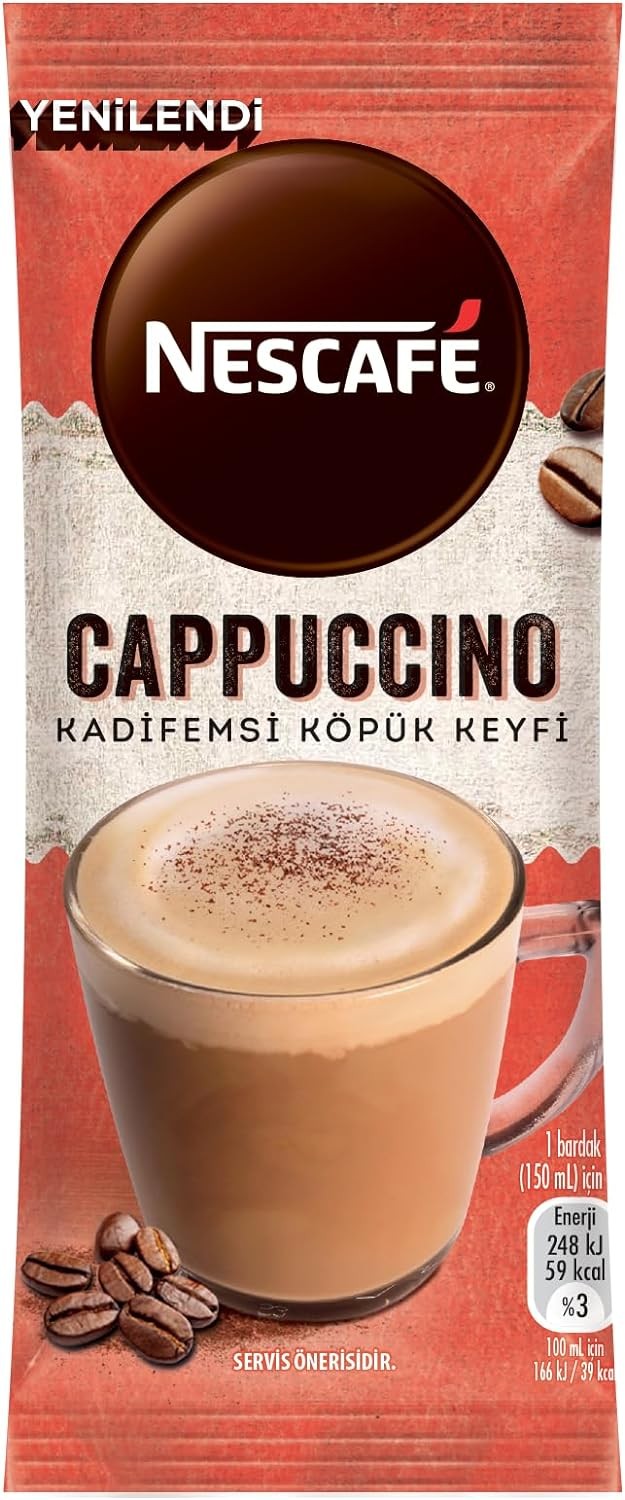 Nescafe Cappuccino Bol Köpüklü Kahve 14 Gr