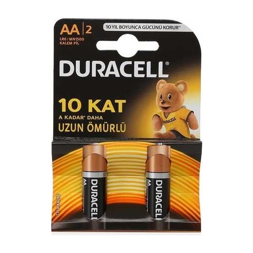 Duracell 2'li AA Kalem Pil