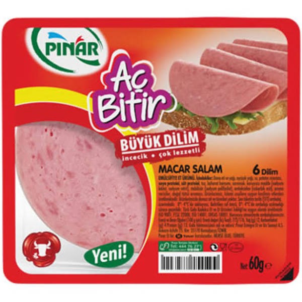 Pınar Aç Bitir Hindi Salam Büyük Dilim 60 Gr