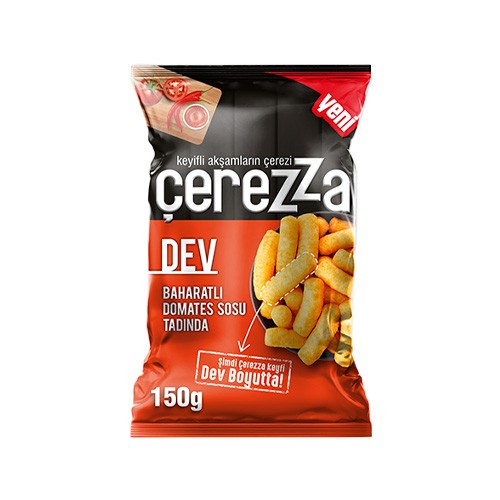 Çerezza Dev Baharatlı Domates Soslu Mısır Çerezi 150 Gr