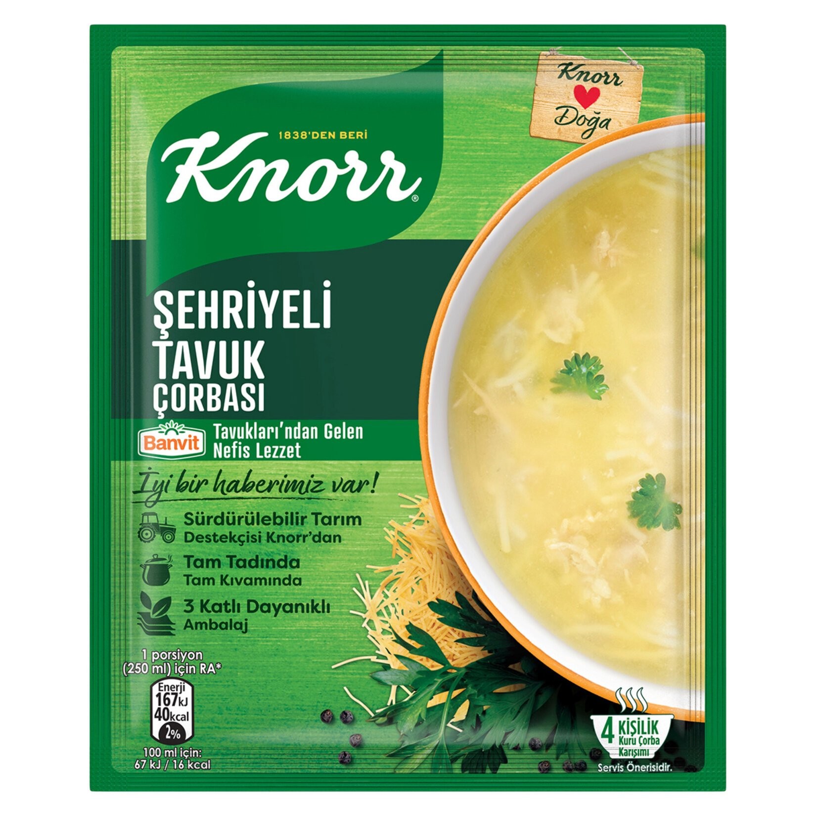 Knorr Şehriyeli Tavuk Çorbası 51Gr