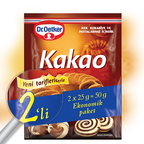 Dr. Oetker Kakao 2*25 50 Gr