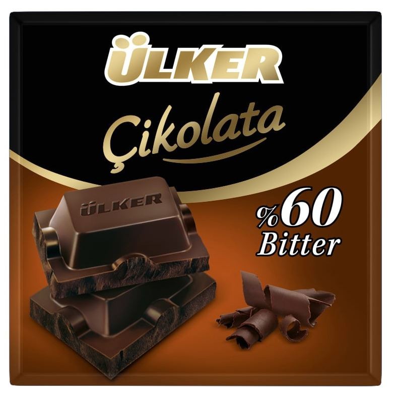 Ülker Kare %60 Bitter 60 Gr