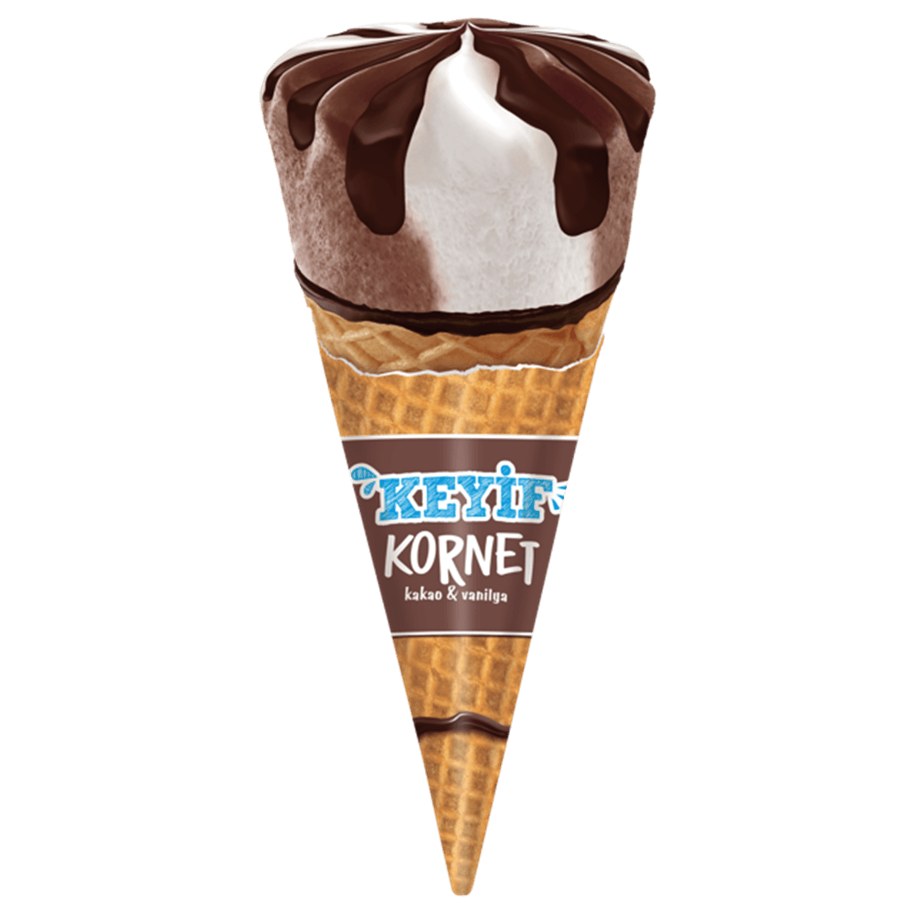 Algida Cornetto Keyif Kakao ve Vanilya 110 Ml