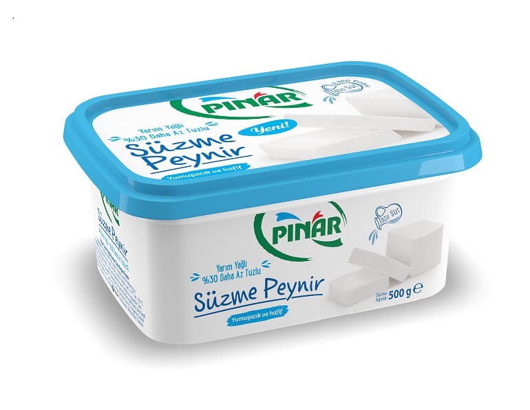 Pınar Yarım Yağlı Süzme Peynir 500 Gr