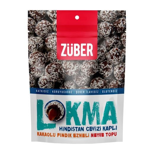 ZÜBER LOKMA HİNDİSTAN CEVİZLİ 96 GR