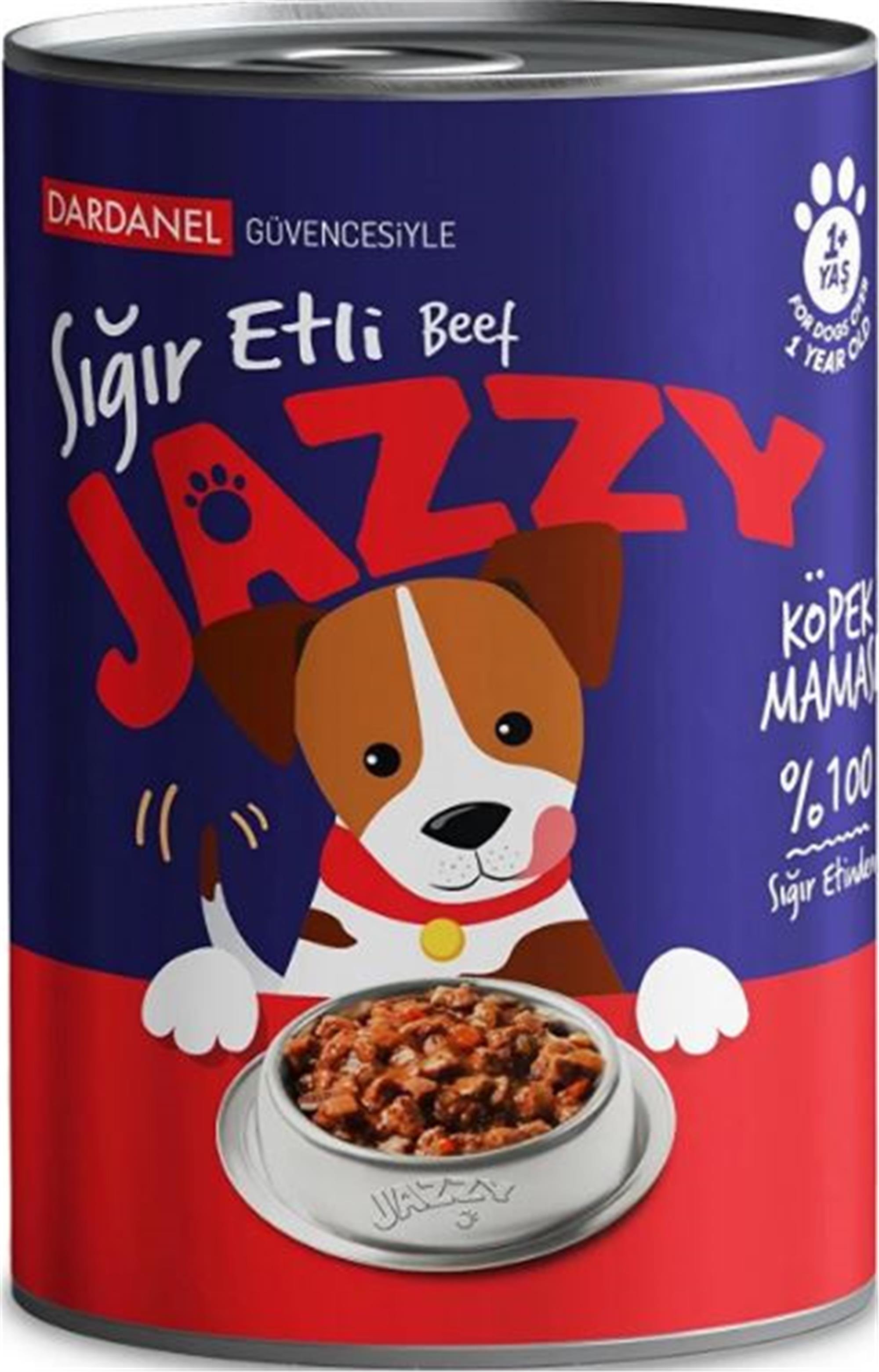 Dardanel Jazzy Köpek Maması Etli 400 Gr