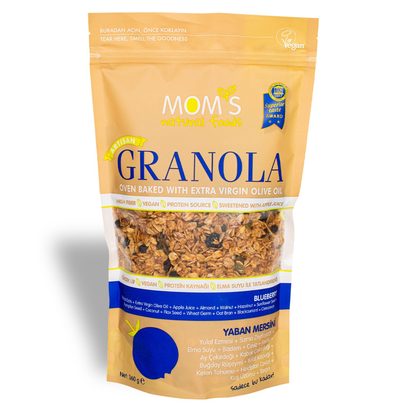 Moms Granola Yaban Mersini 360 Gr