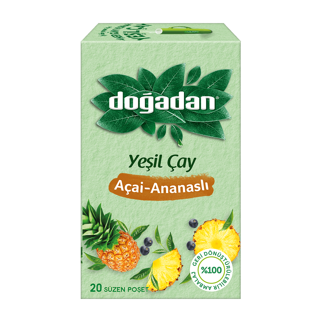 Doğadan Yeşil Çay Acai-Ananas