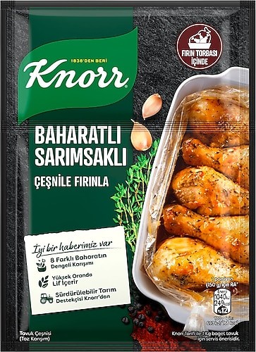 Knorr Baharatlı Sarımsaklı 34 Gr