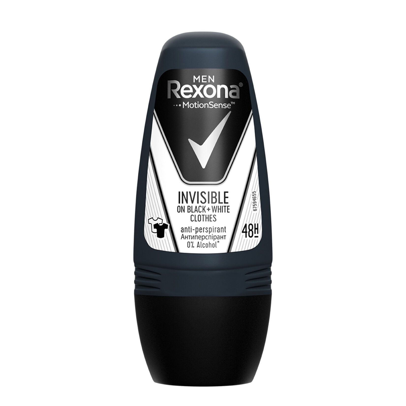 Rexona Men Invisible Black+White Erkek Roll-On 50 Ml