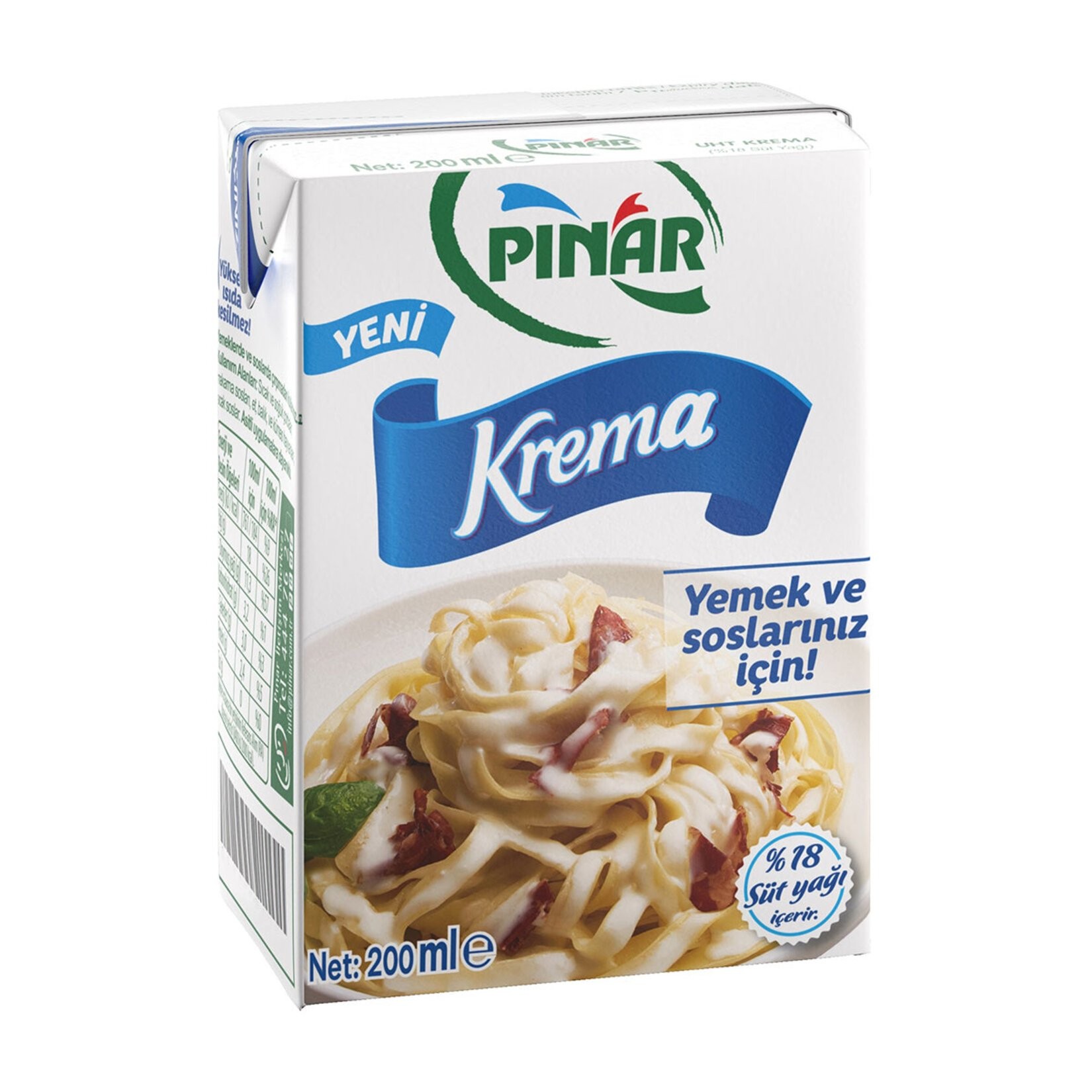 Pınar Krema %18 Yağlı 200 Ml