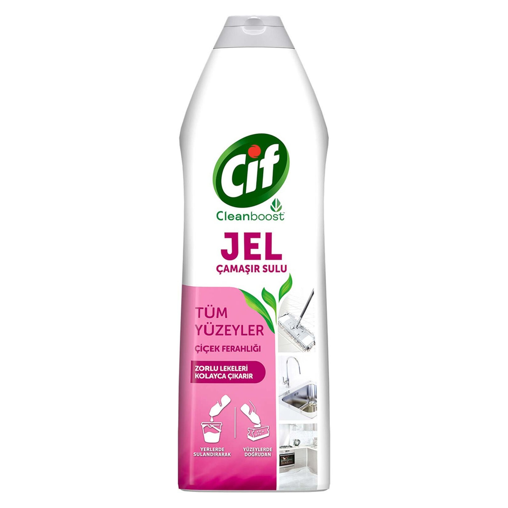 Cif Tüm Yüzeyler Jel Çiçek Ferahlığı 750 Ml