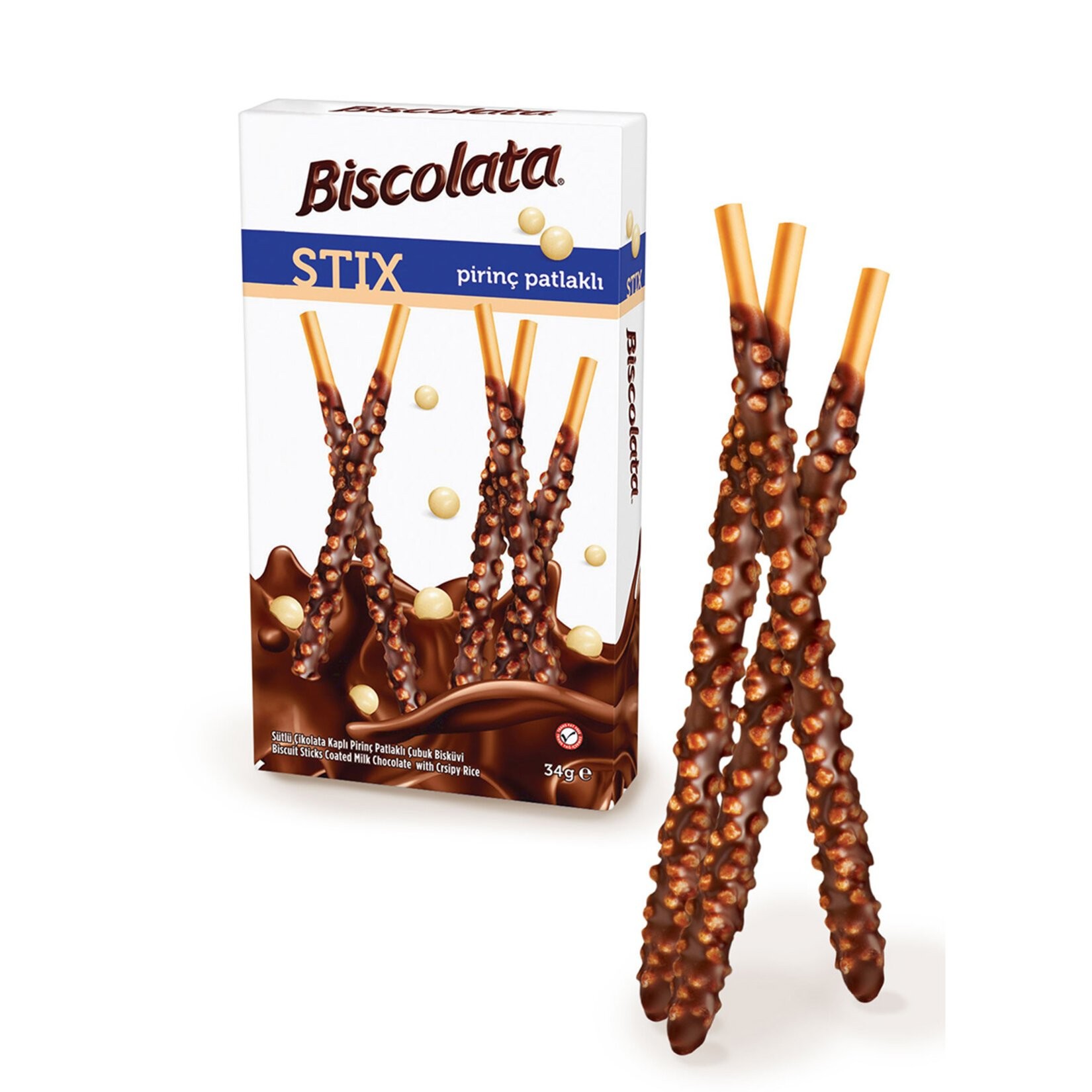 Şölen Biscolata Stix Pirinç Patlağı 34 Gr