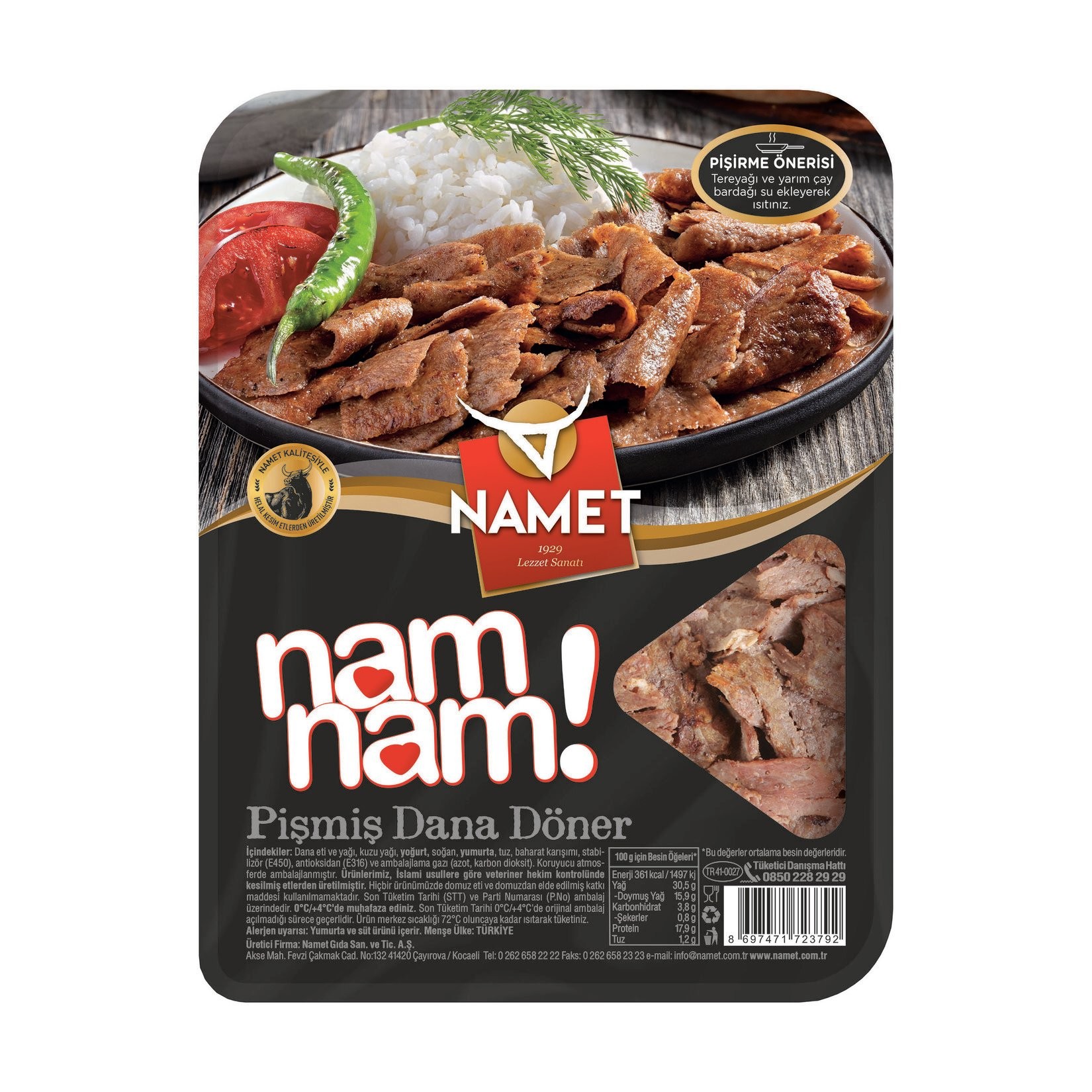 Namet Hazır Döner 200 Gr