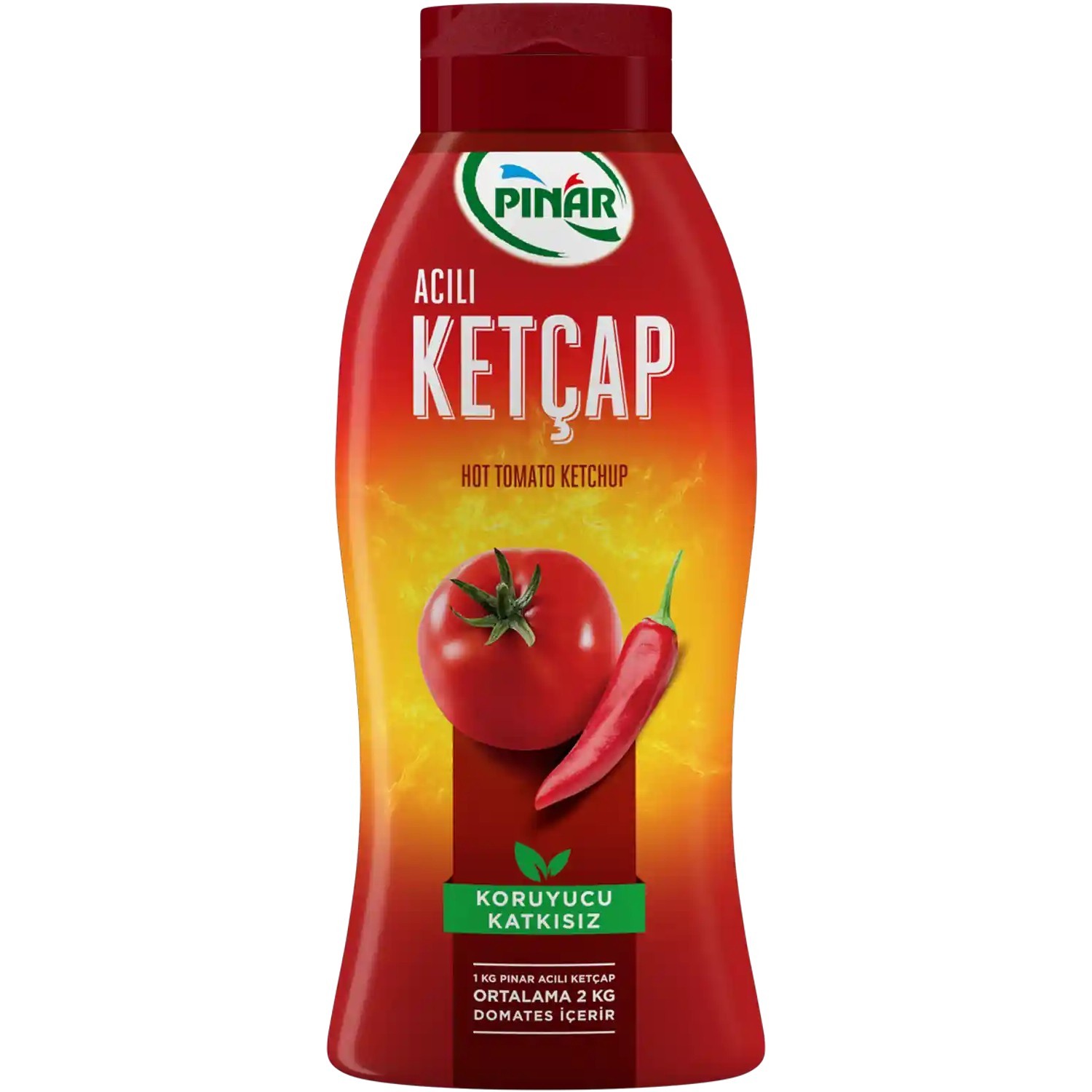 Pınar Ketçap Acılı 600 Gr