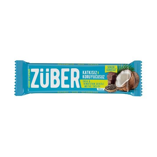 Züber Chia Hindistan Cevizli Meyve Bar 40 gr