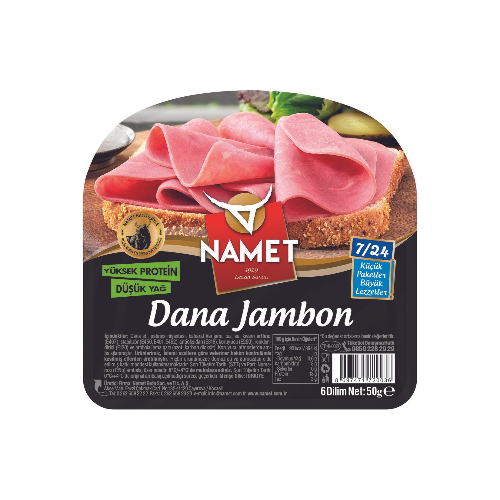 Namet Jambon Dana 50 Gr