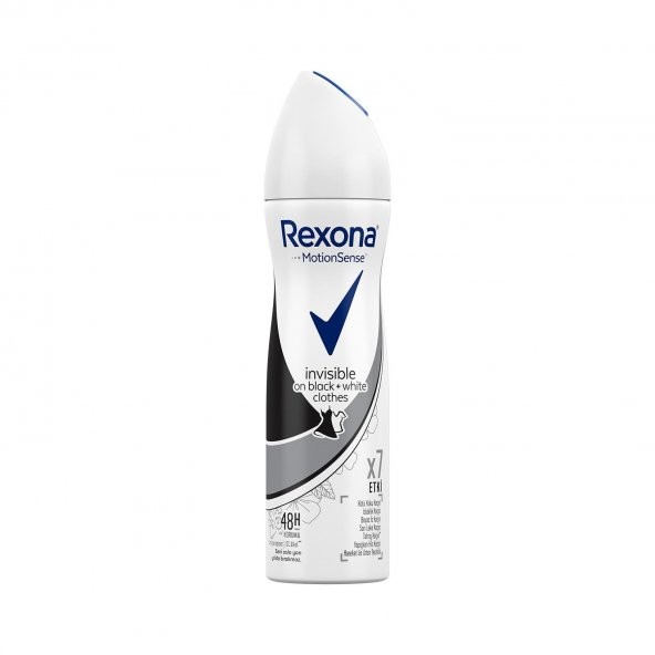 Rexona Kadın Deodorant Invisible Black White 150 Ml