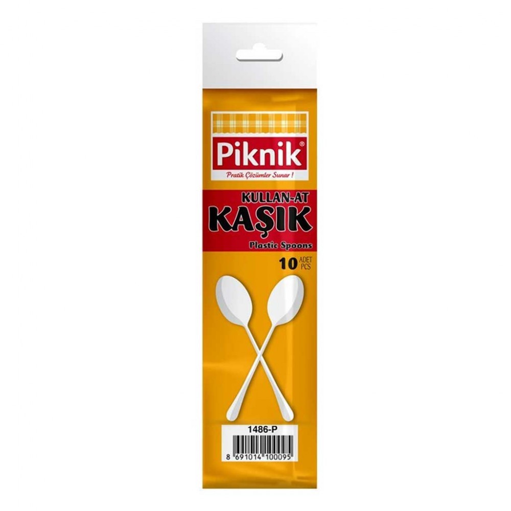 Piknik Plastik Kaşık 10'lu