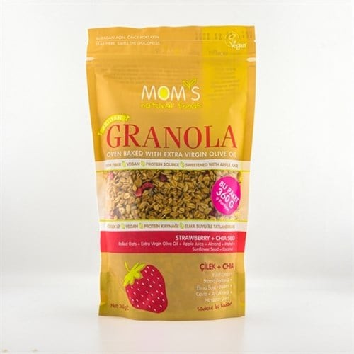 Moms Granola Çilek+Chia 360 Gr