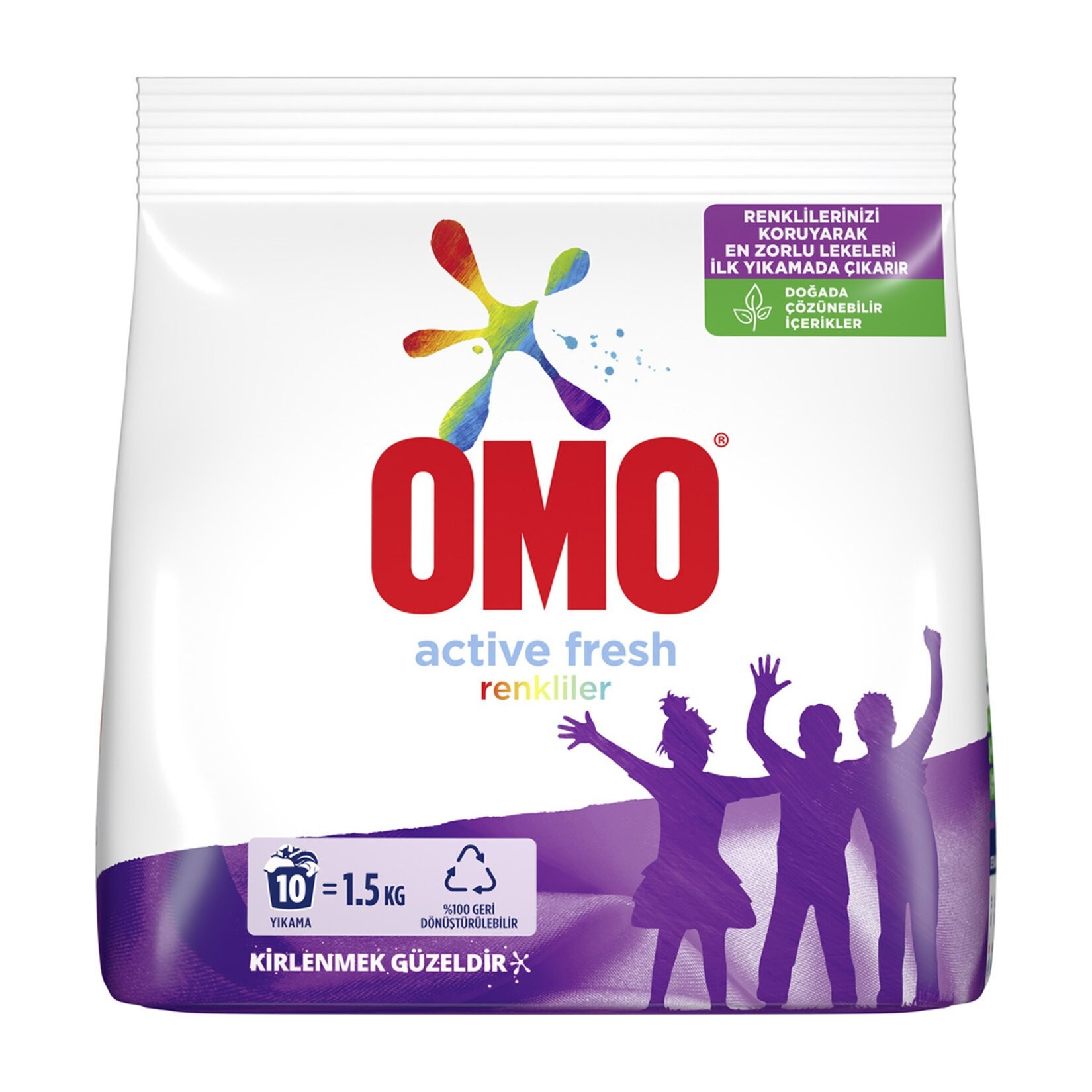 Omomatik Active Fresh Renkliler 1.5 Kg