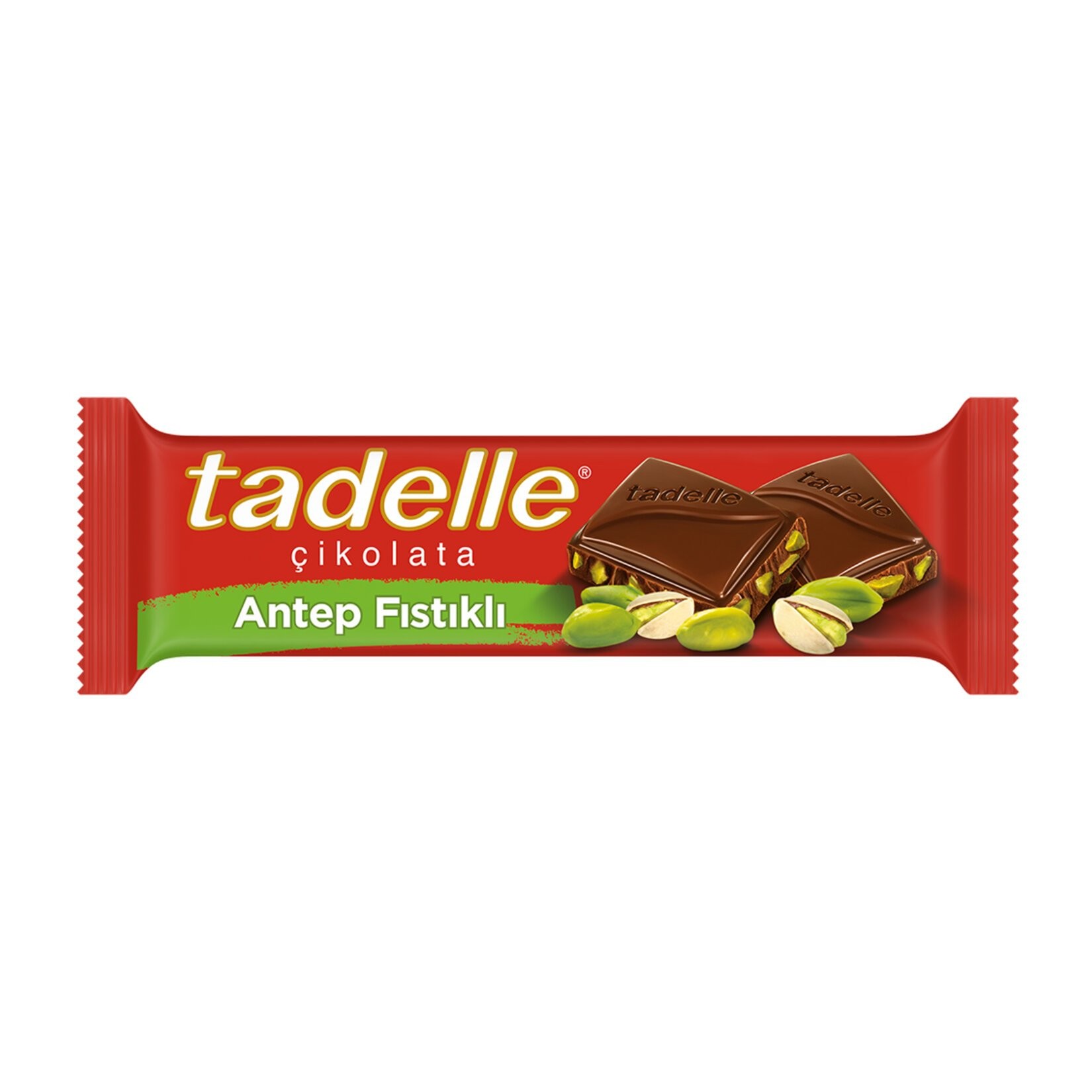 Tadelle Tablet Çikolata Sütlü Antep Fıstıklı 30 Gr