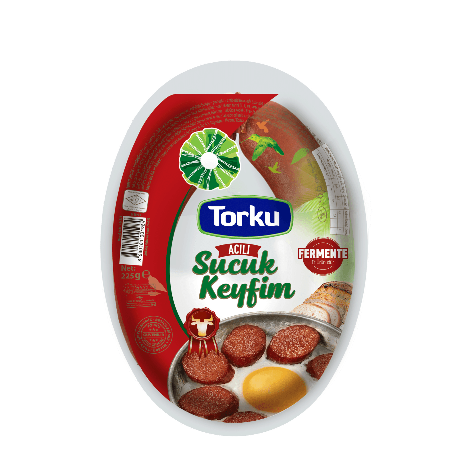 Torku Acılı Sucuk 225 Gr