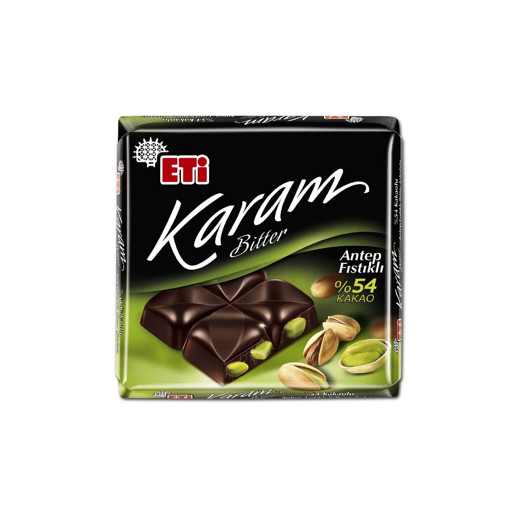 Eti Kare  % 54 Antep Fıstıklı 60 Gr