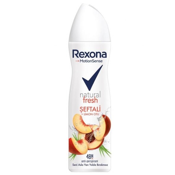 Rexona Kadın Deodorant Şeftali Limon Otu Antiperspirant 150 Ml