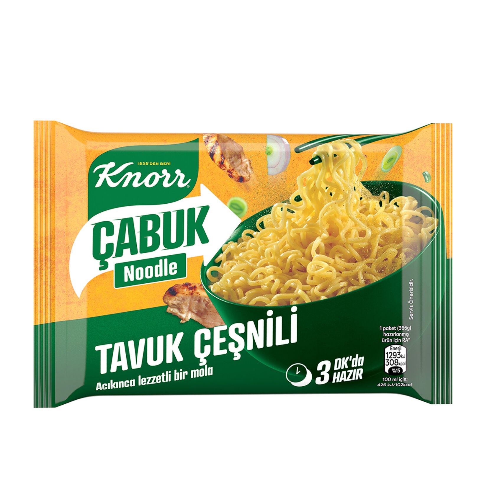 Knorr Çabuk Tavuk Noodle 66 Gr