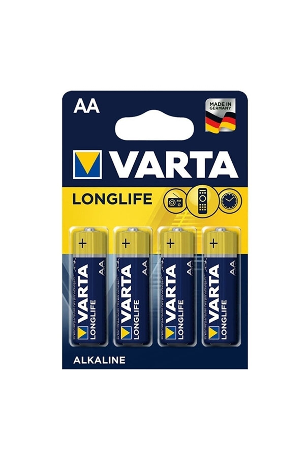 Varta Longlife Power Alkalin AA 4'lü Kalem Pil