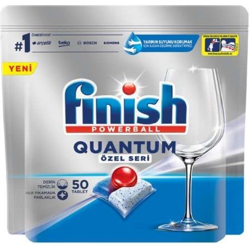 Finish Quantum Özel Seri Bulaşık Makinesi Tableti 50'li