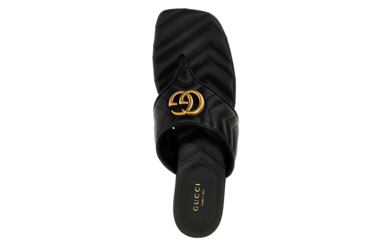 Marmont leather sandal