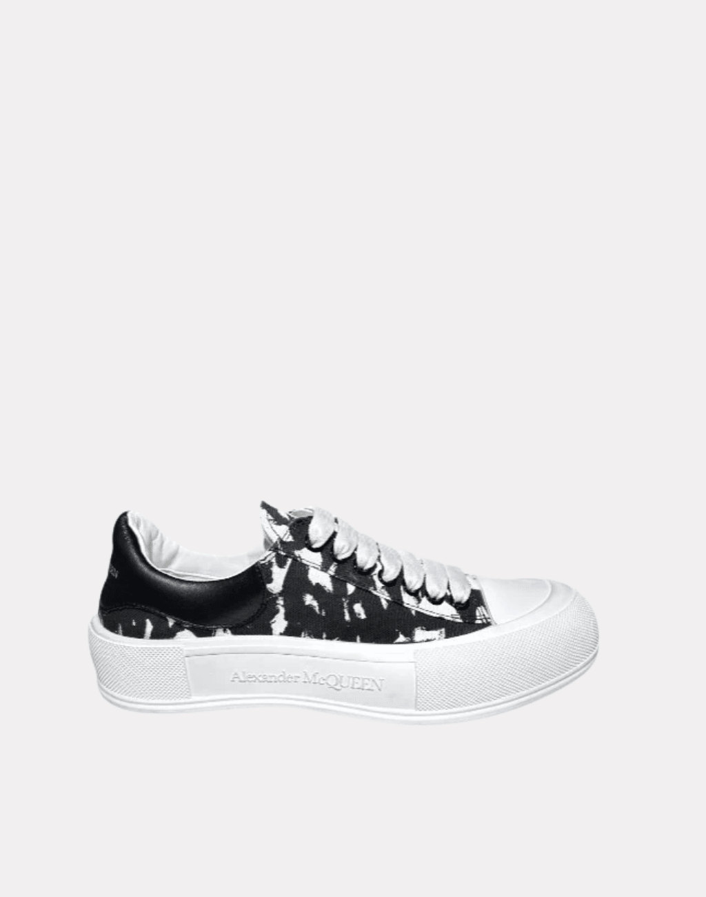 Kauççuk Taban Graffiti Desenli Erkek Sneakers