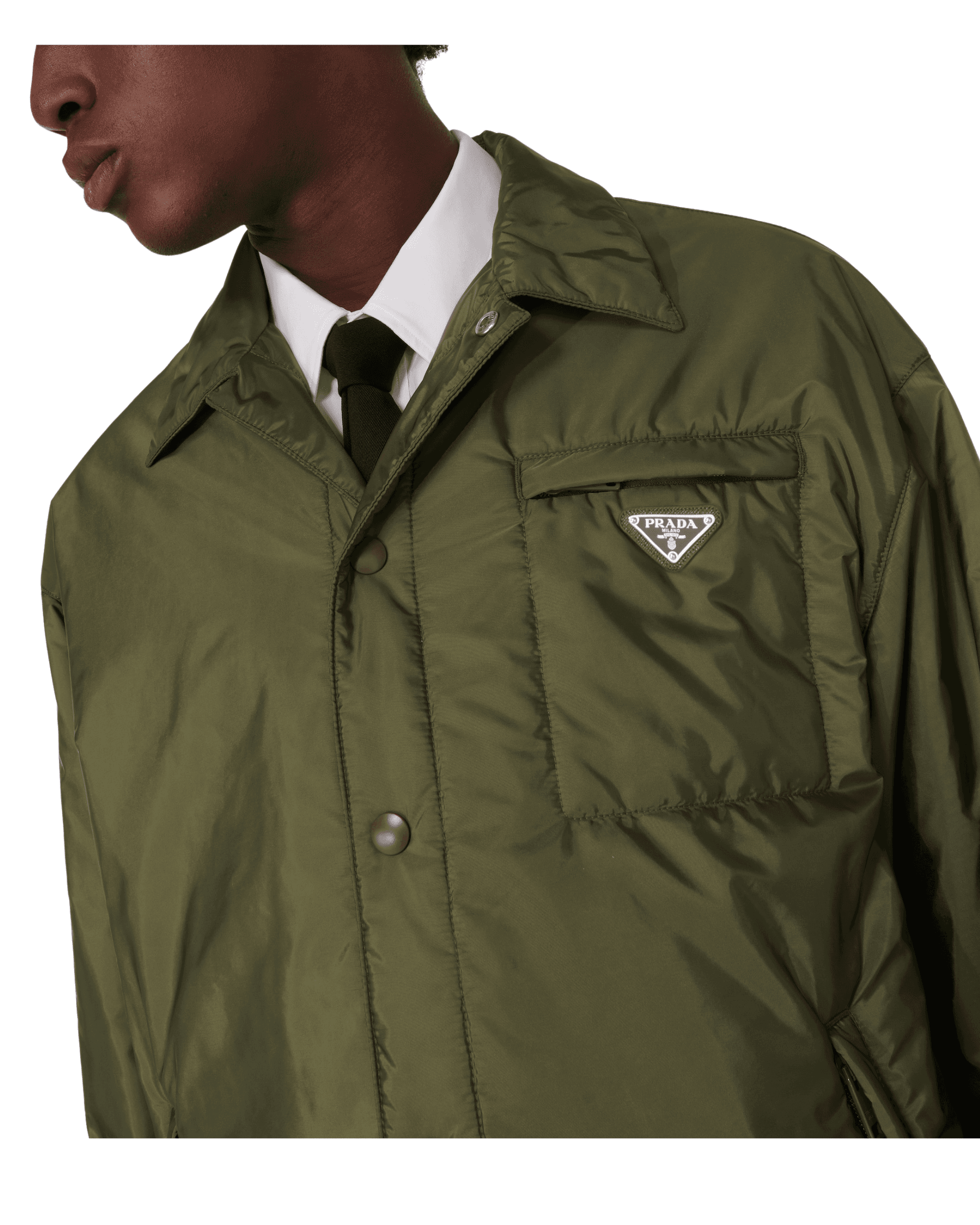 Re-Nylon Oversize Erkek Ceket