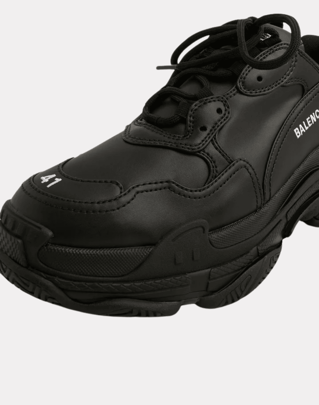Triple S Erkek Siyah Sneaker