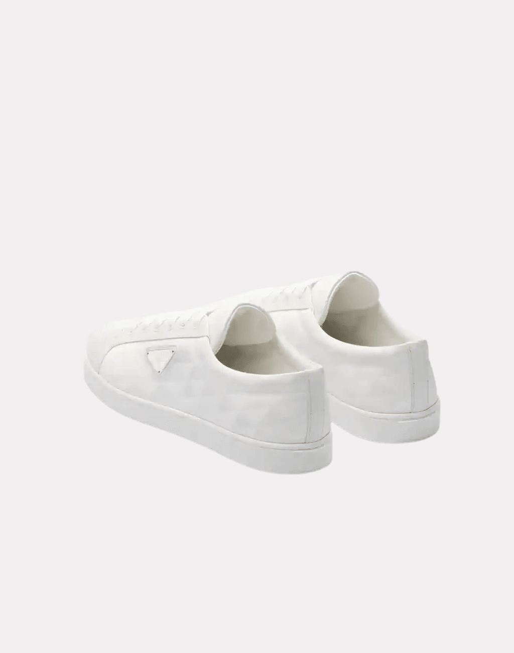Deri ve Desenli Beyaz Erkek Sneaker