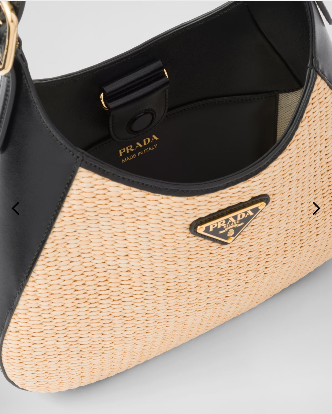 Prada Woven Cleo Shoulder Bag