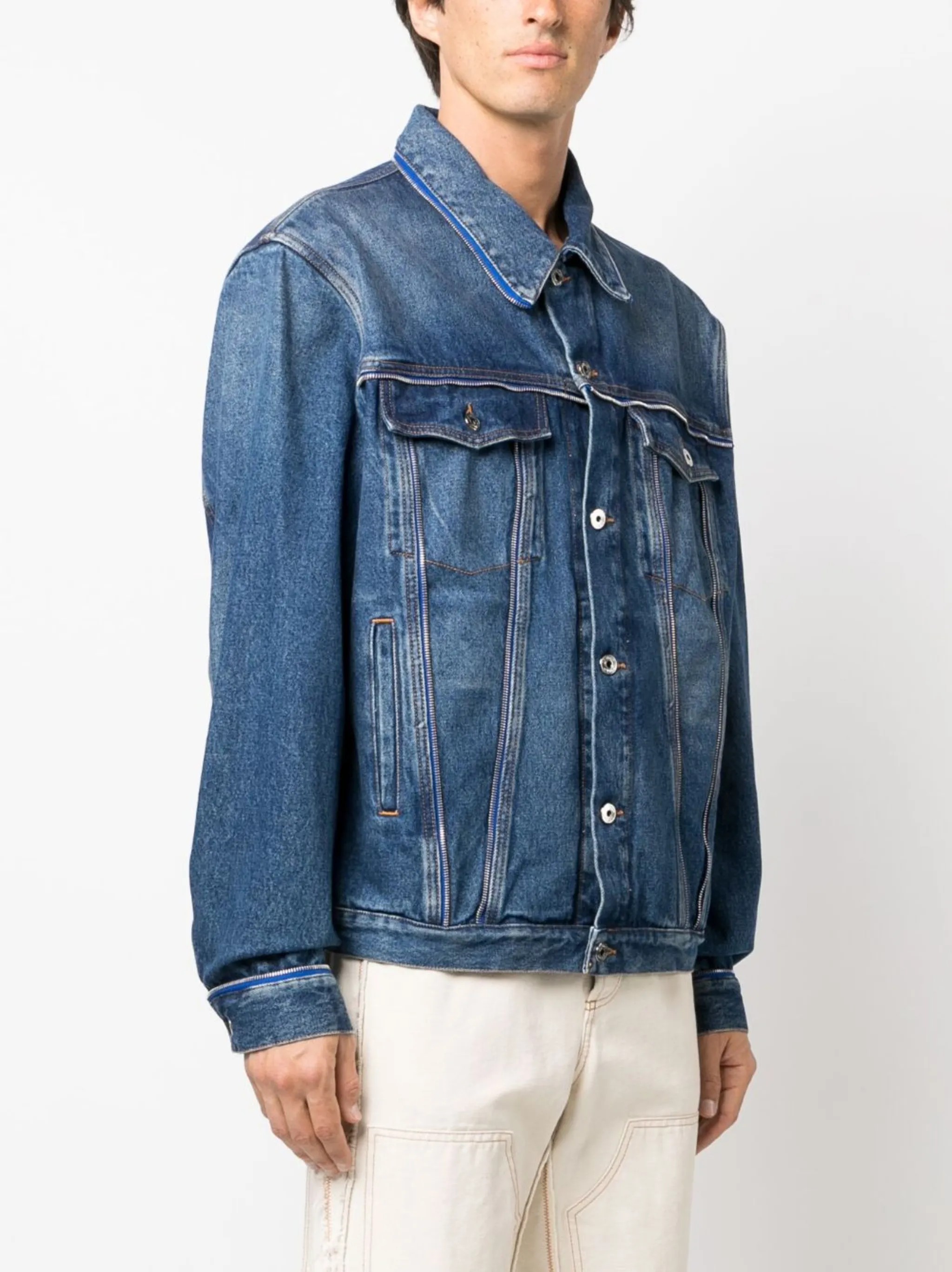 Arr Tab Zip Skate denim jacket